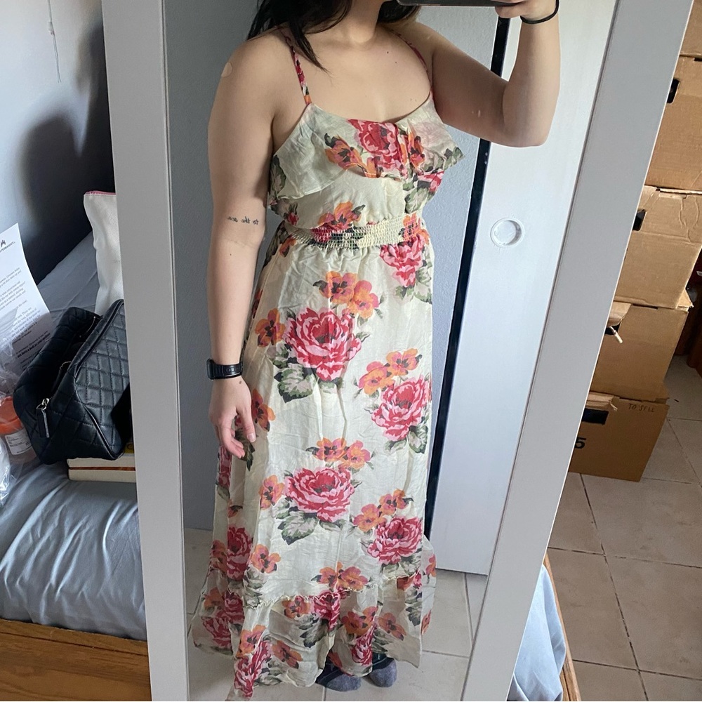 Aeropostale Floral Maxi Dress